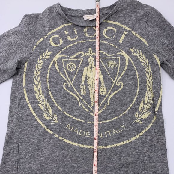 Authentic Gucci Children Long sleeves Top Grey - Picture 10 of 10